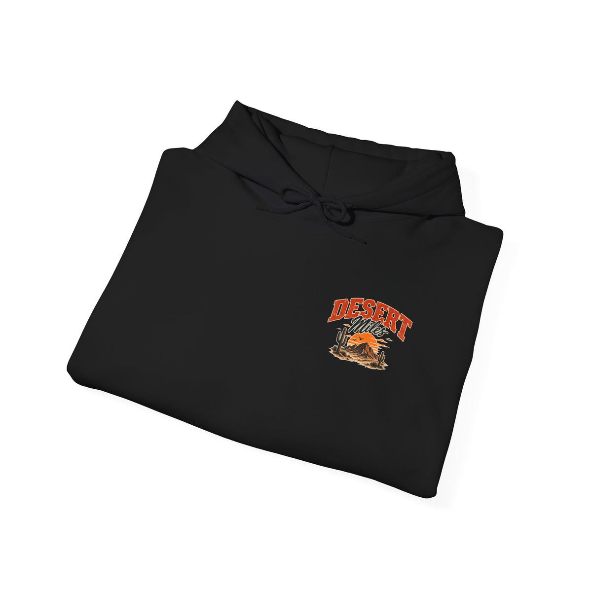 Desert Camp Graphic Hoodie – 'Desert' Sunset Cactus Pullover
