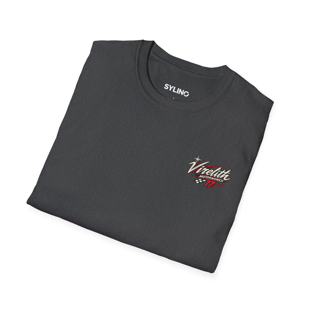 Venetta Retro Script T-Shirt | Vintage Chest Logo Graphic Tee