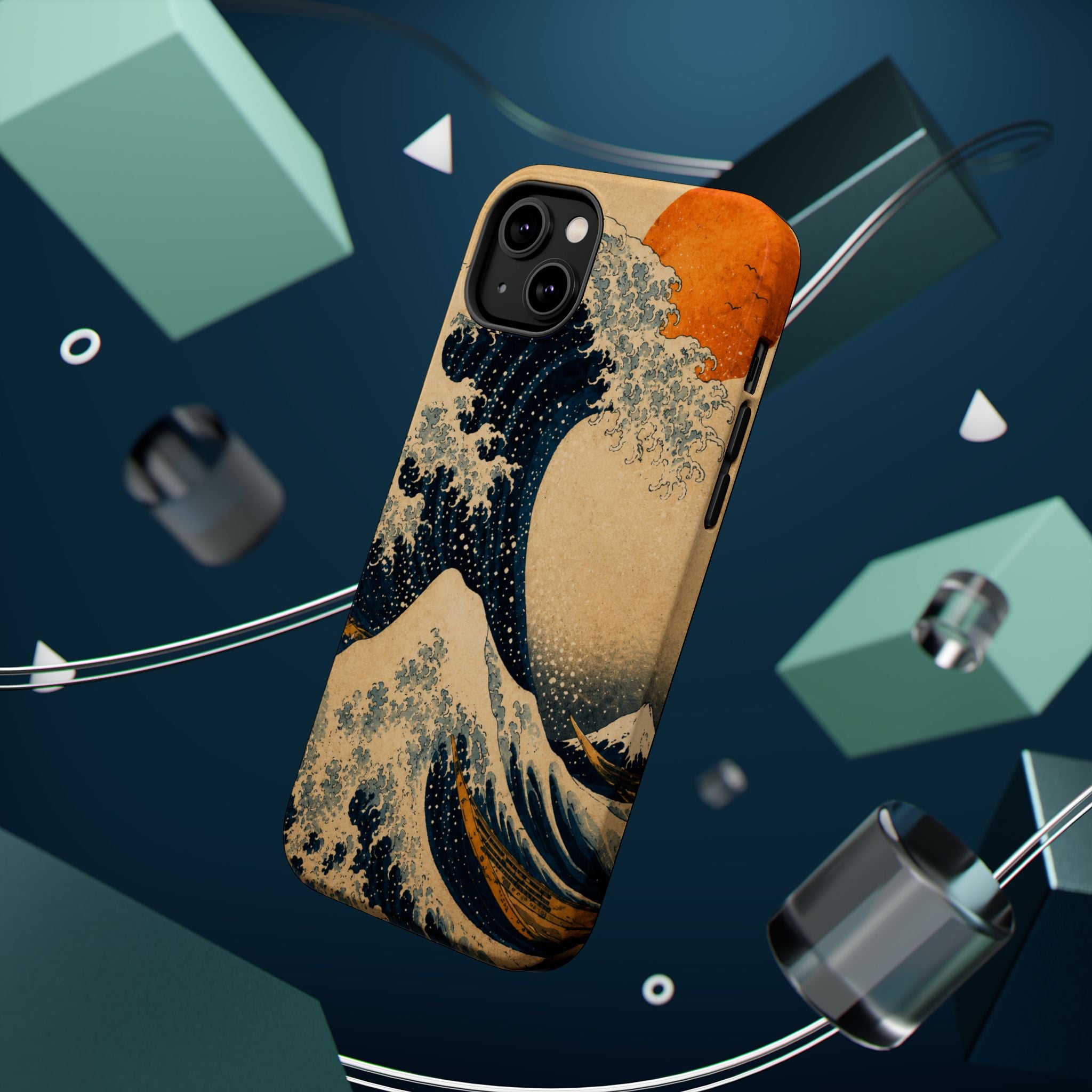 The Great Wave Phone Case — Magnetic Impact-Resistant iPhone Cover