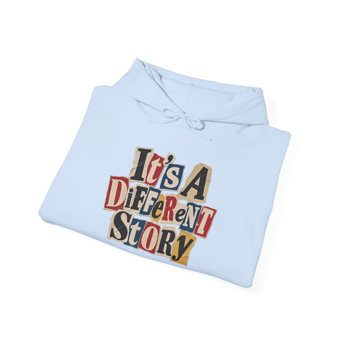 It's A Different Story Hoodie – Retro Ransom-Style Graphic Pullover