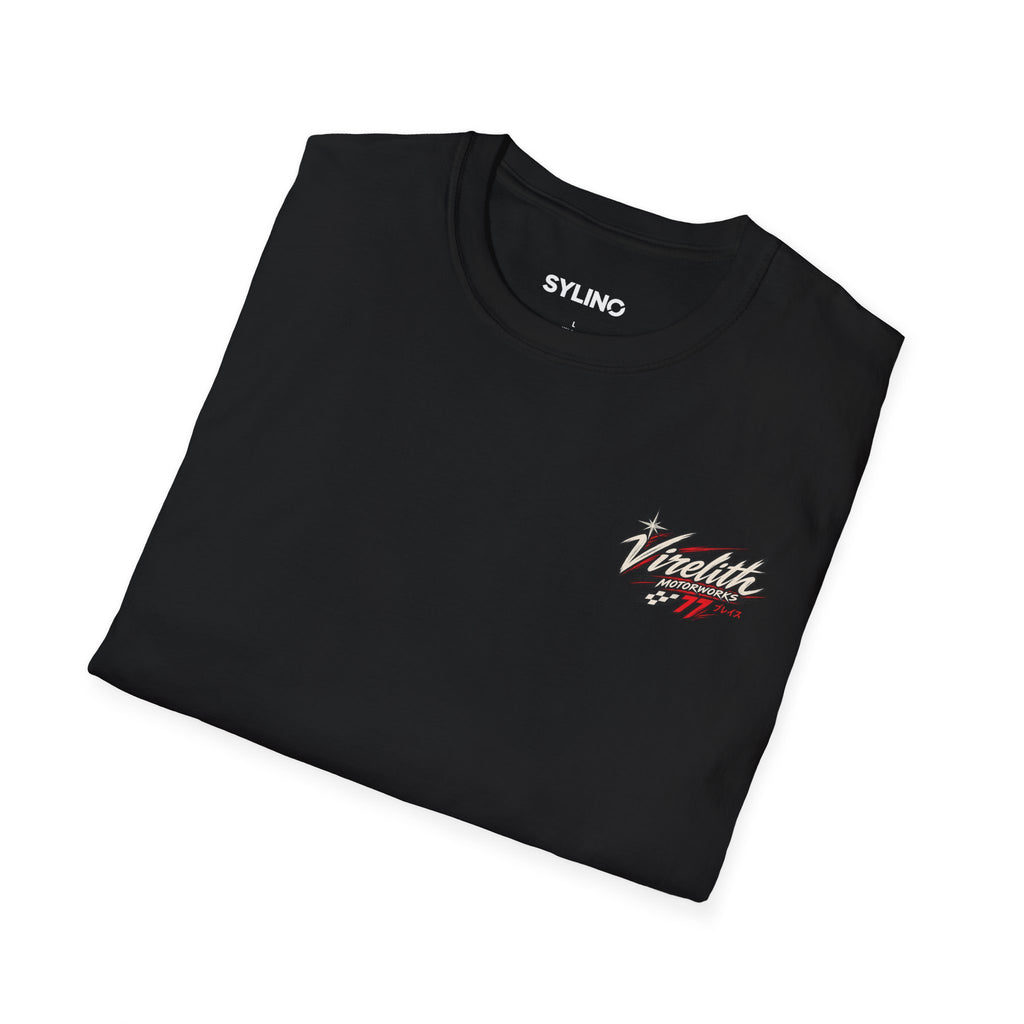 Venetta Retro Script T-Shirt | Vintage Chest Logo Graphic Tee