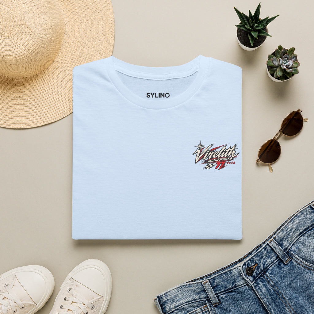 Venetta Retro Script T-Shirt | Vintage Chest Logo Graphic Tee