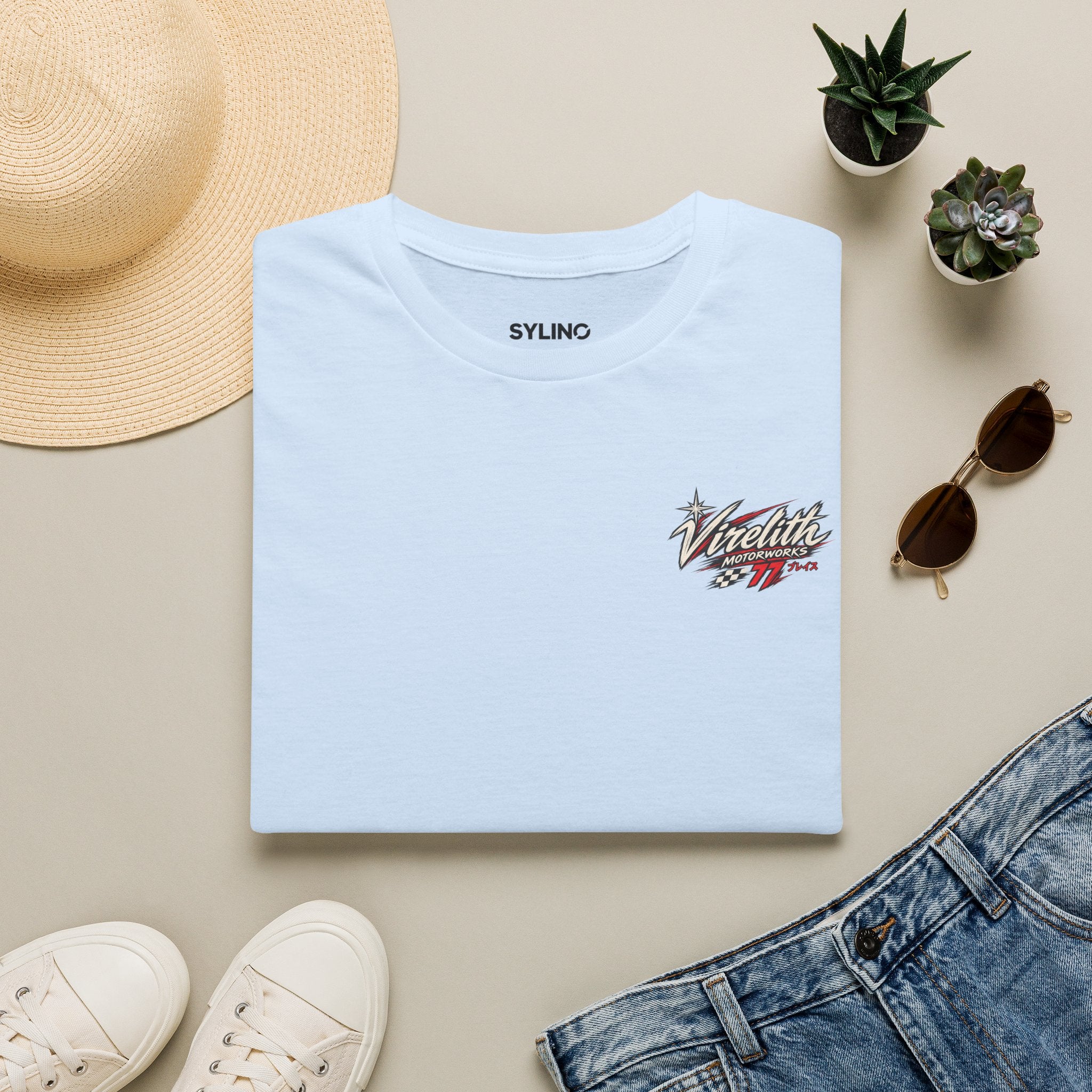 Venetta Retro Script T-Shirt | Vintage Chest Logo Graphic Tee