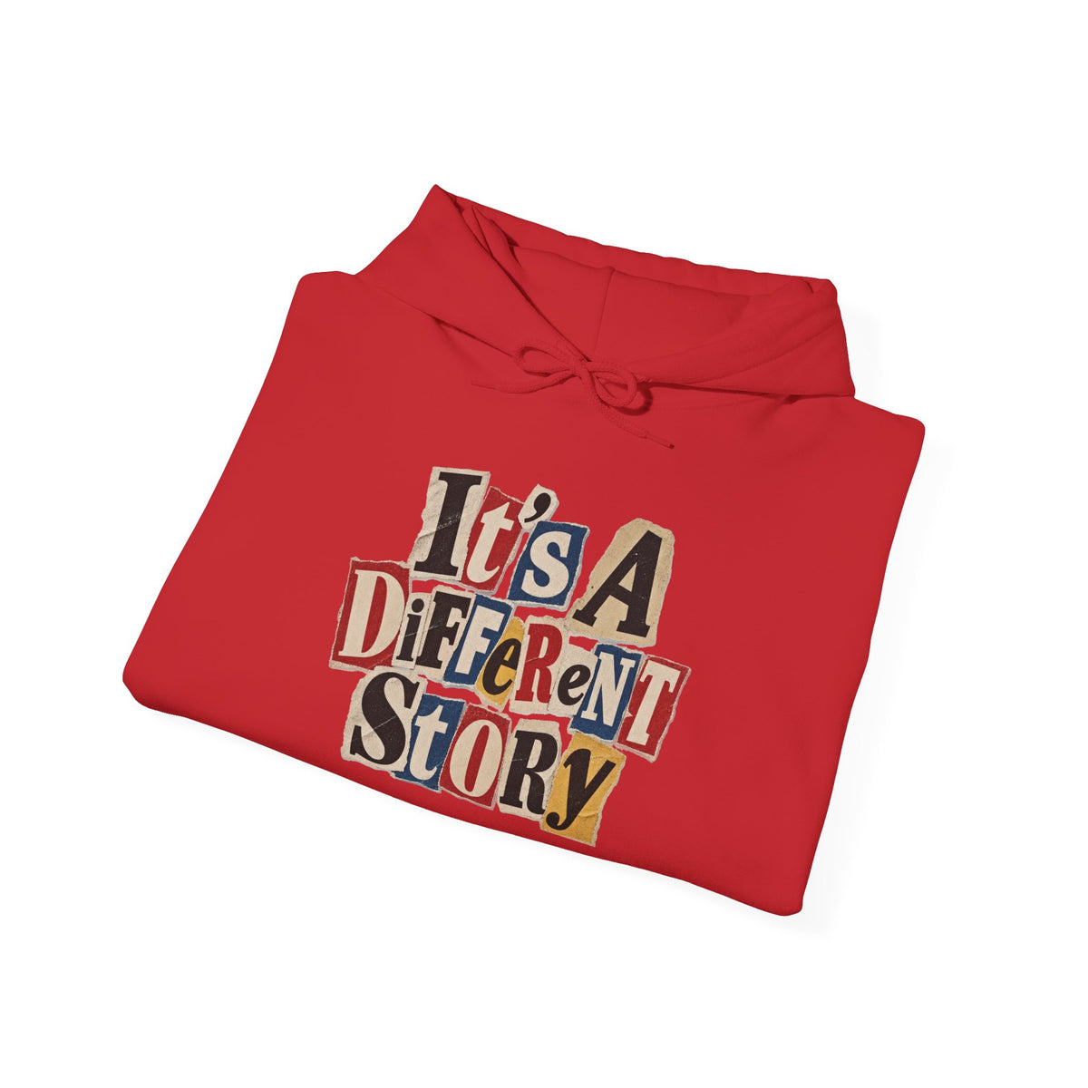 It's A Different Story Hoodie – Retro Ransom-Style Graphic Pullover