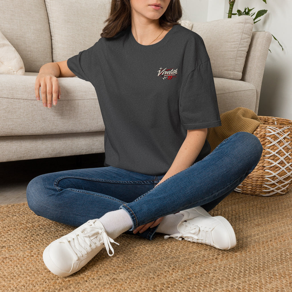 Venetta Retro Script T-Shirt | Vintage Chest Logo Graphic Tee