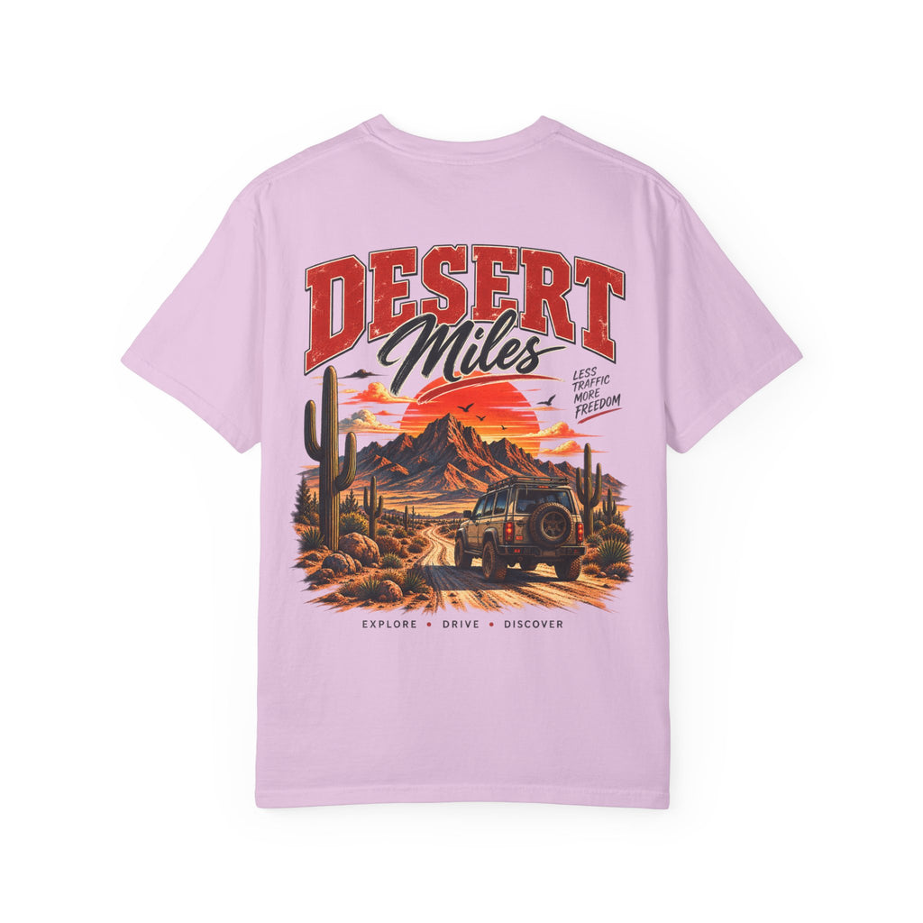 Desert Miles T-Shirt — Vintage Off-Road Scenic Graphic Tee