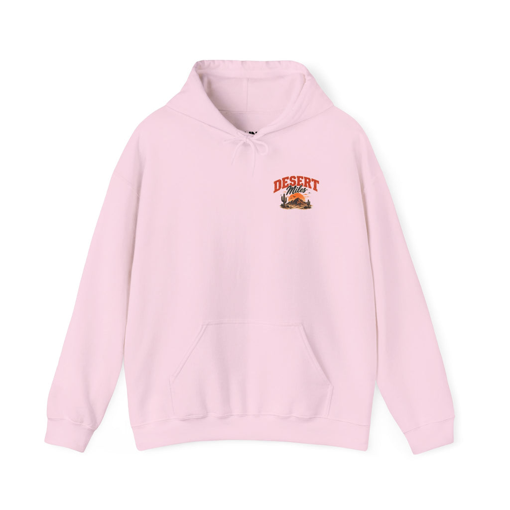 Desert Camp Graphic Hoodie – 'Desert' Sunset Cactus Pullover