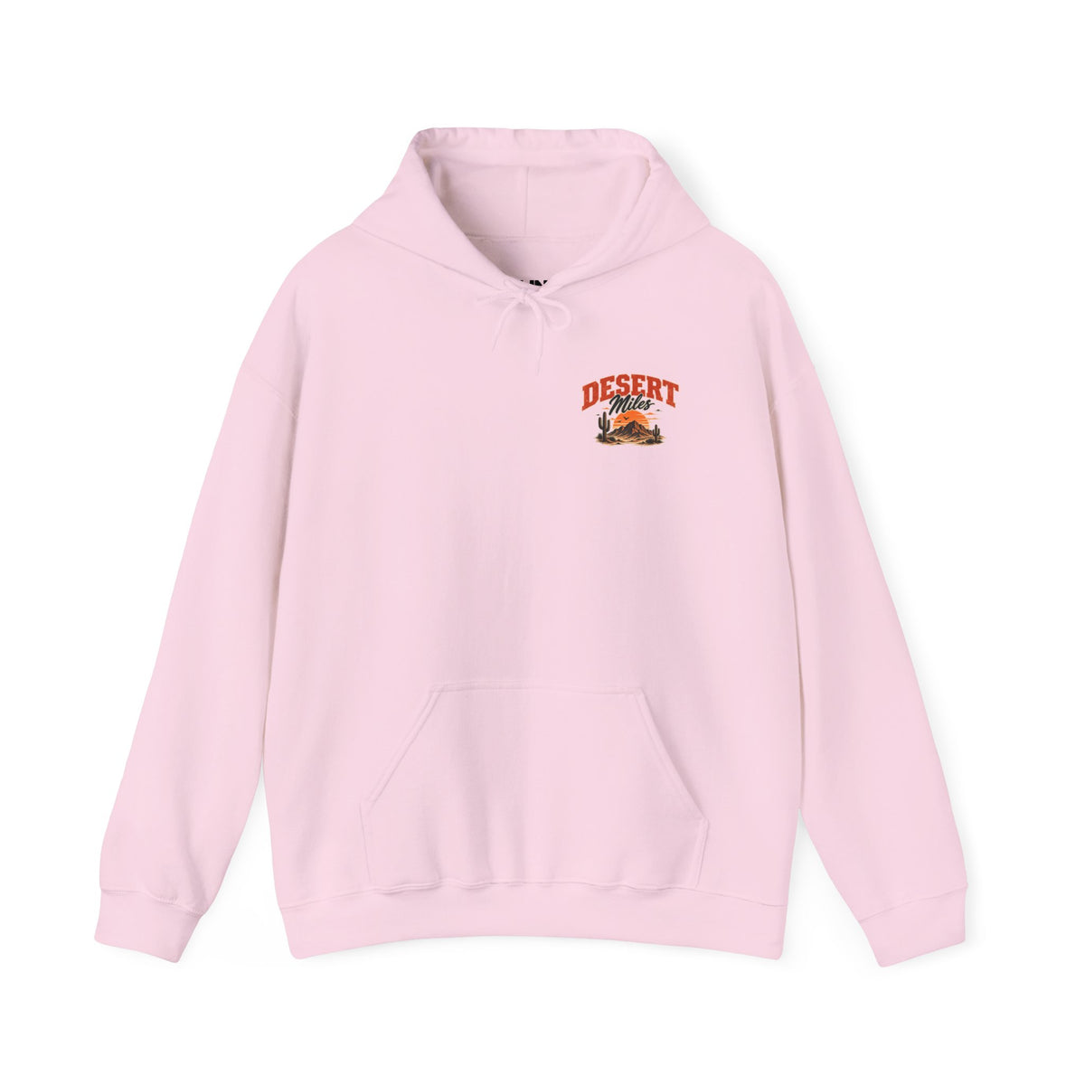 Desert Camp Graphic Hoodie – 'Desert' Sunset Cactus Pullover
