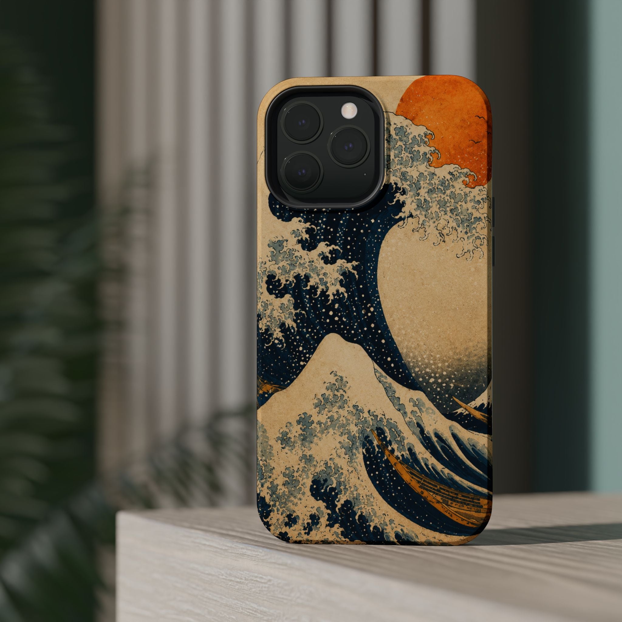 The Great Wave Phone Case — Magnetic Impact-Resistant iPhone Cover