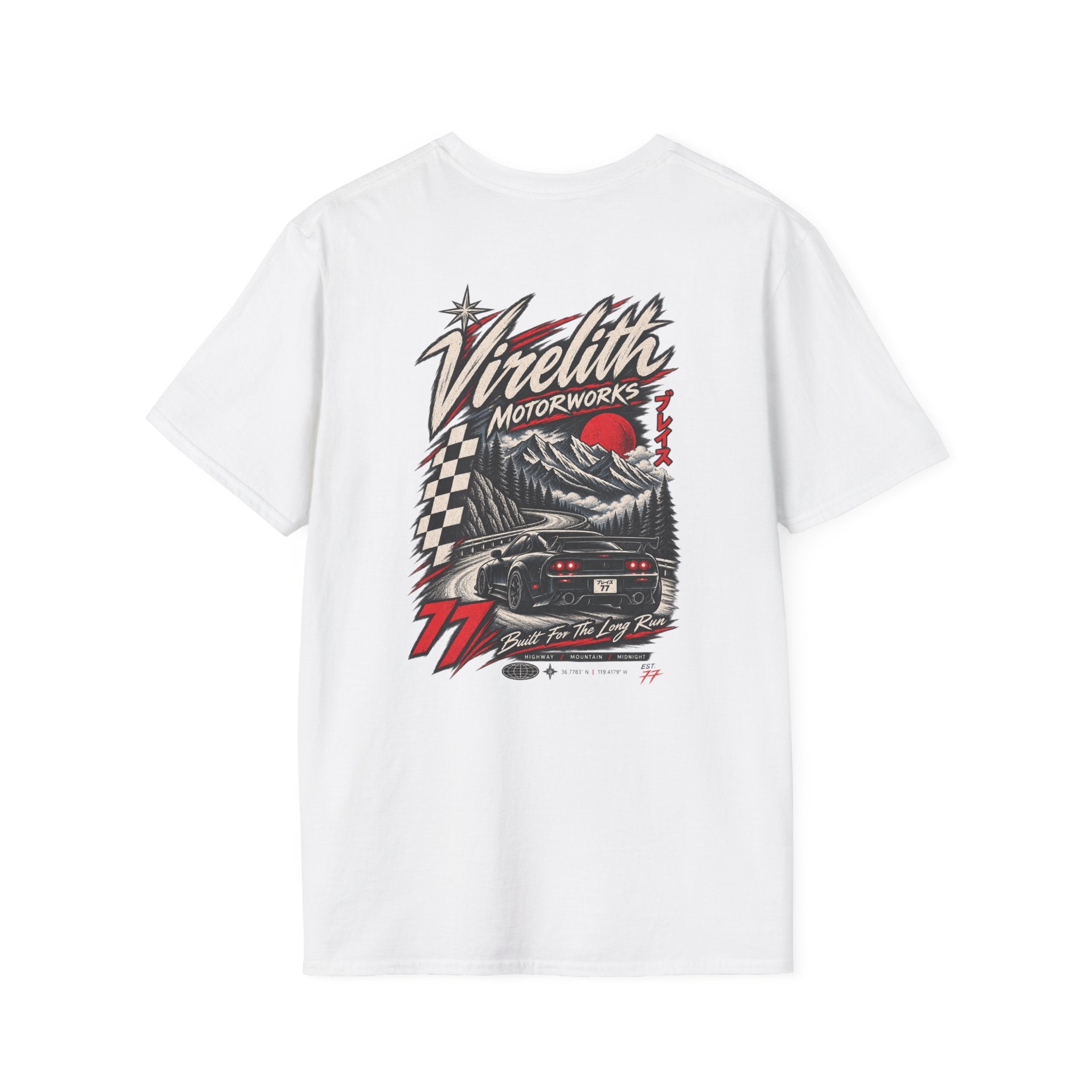 Venetta Retro Script T-Shirt | Vintage Chest Logo Graphic Tee