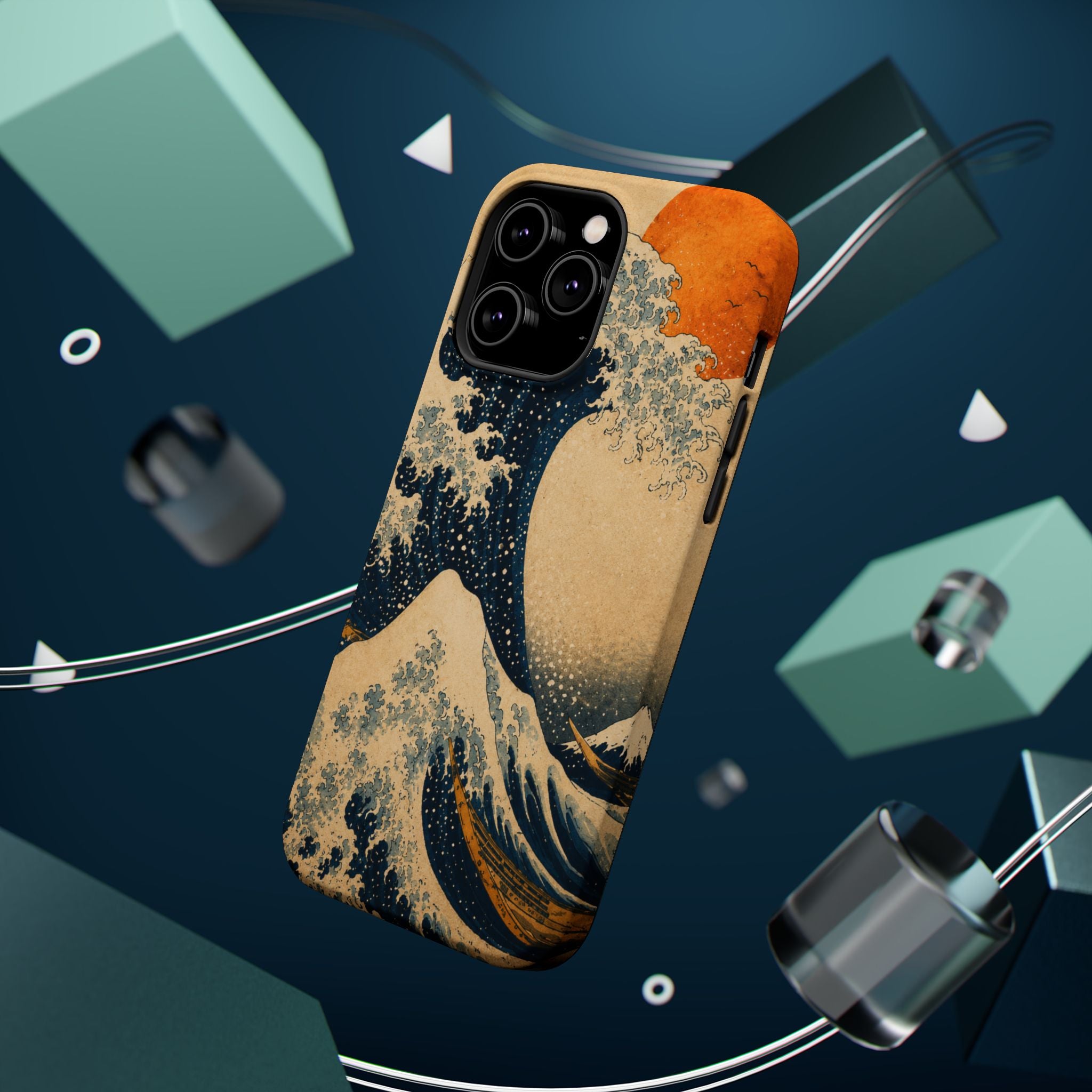 The Great Wave Phone Case — Magnetic Impact-Resistant iPhone Cover