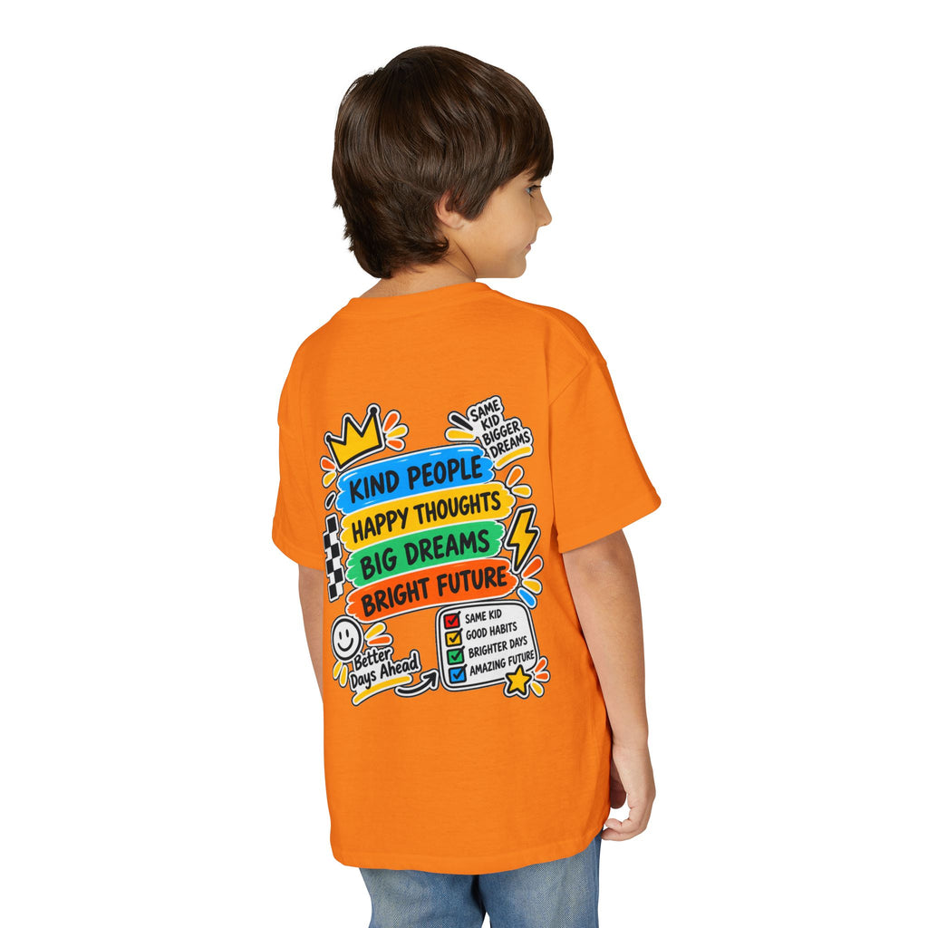 Youth T-Shirt — "Good Vibes Always" Colorful Positive Message Tee
