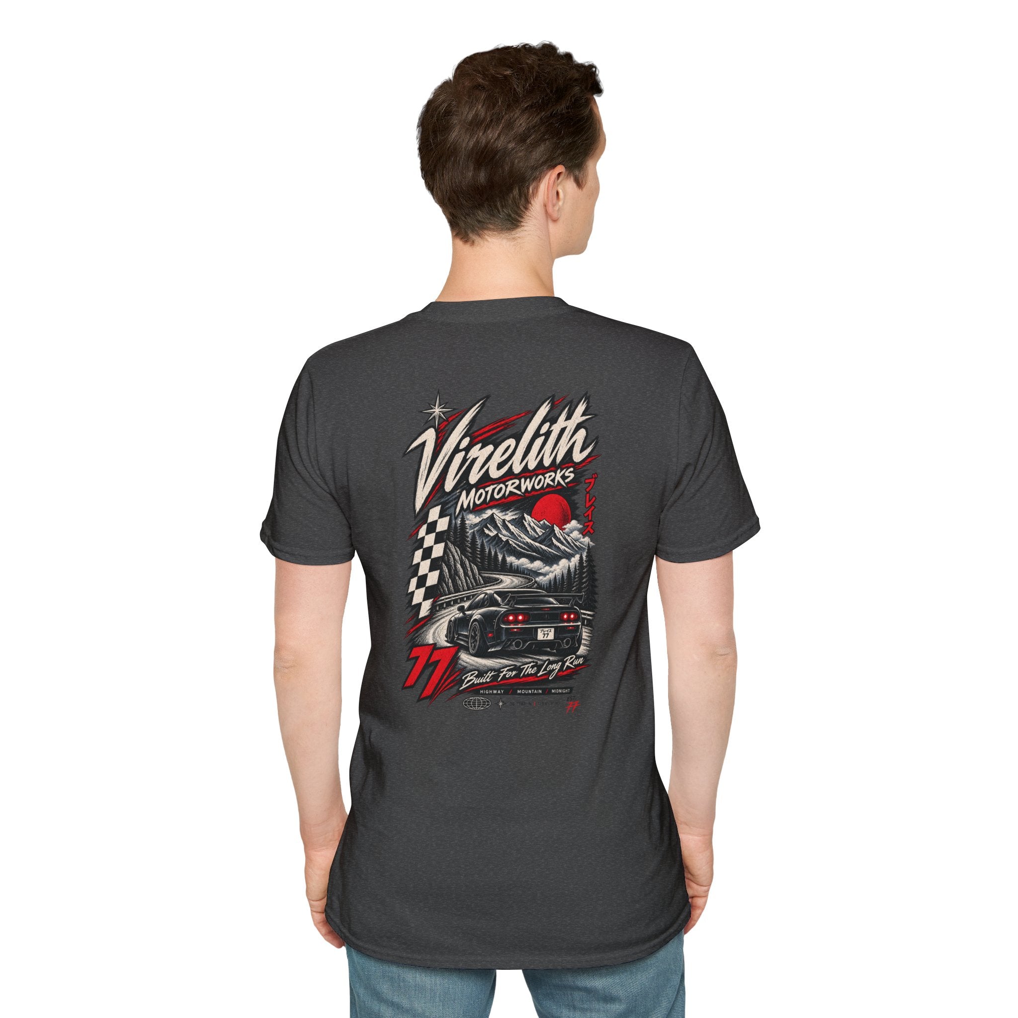 Venetta Retro Script T-Shirt | Vintage Chest Logo Graphic Tee