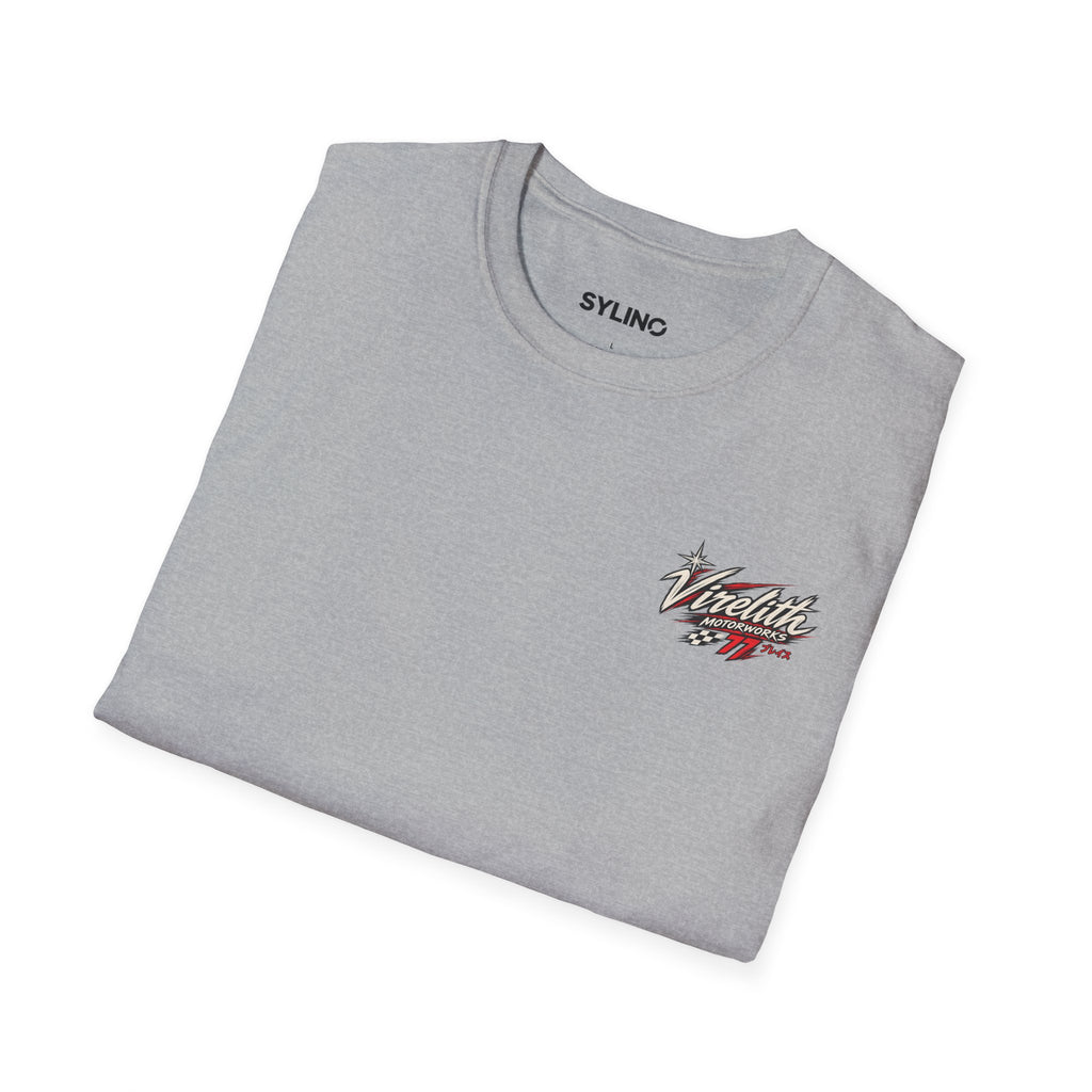 Venetta Retro Script T-Shirt | Vintage Chest Logo Graphic Tee