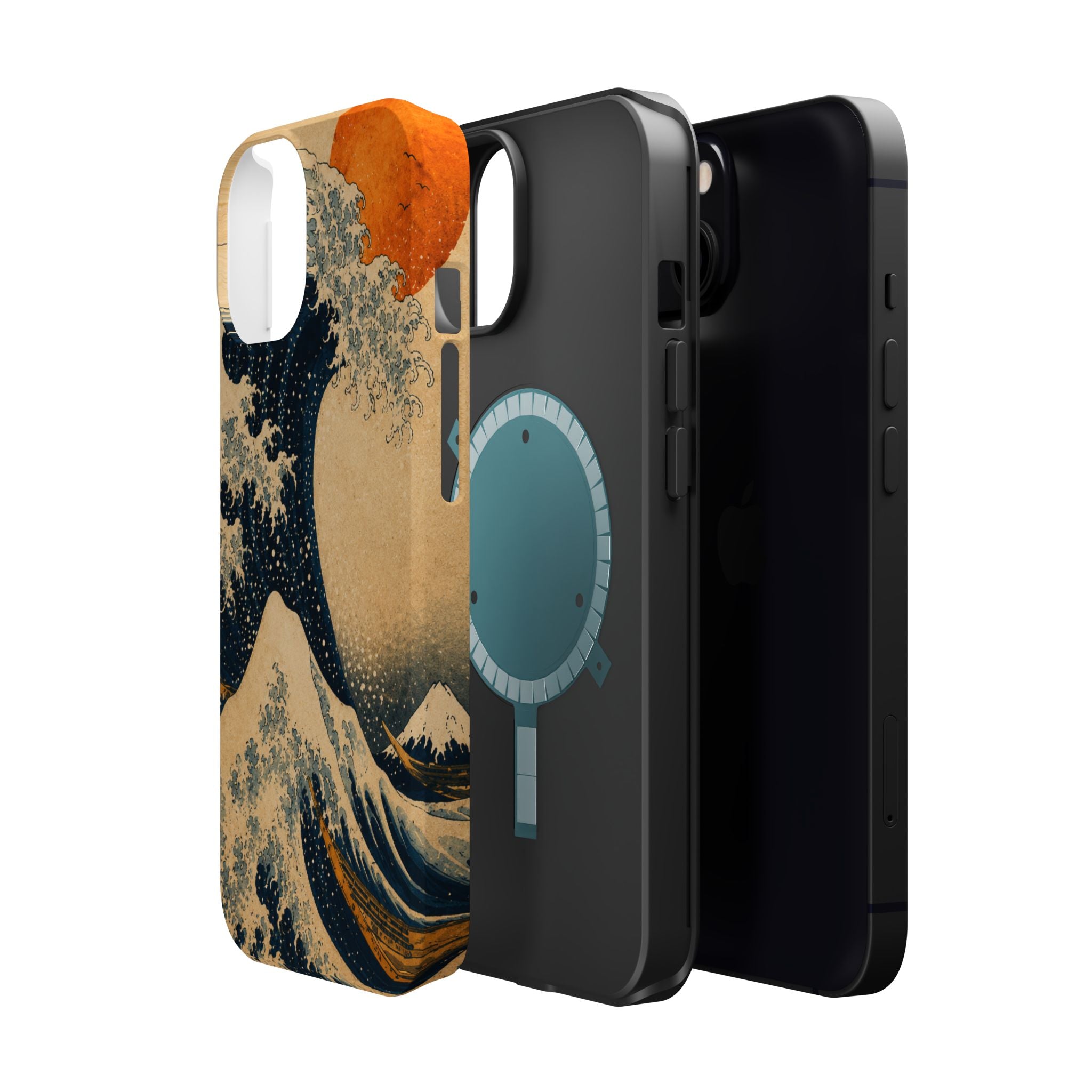 The Great Wave Phone Case — Magnetic Impact-Resistant iPhone Cover