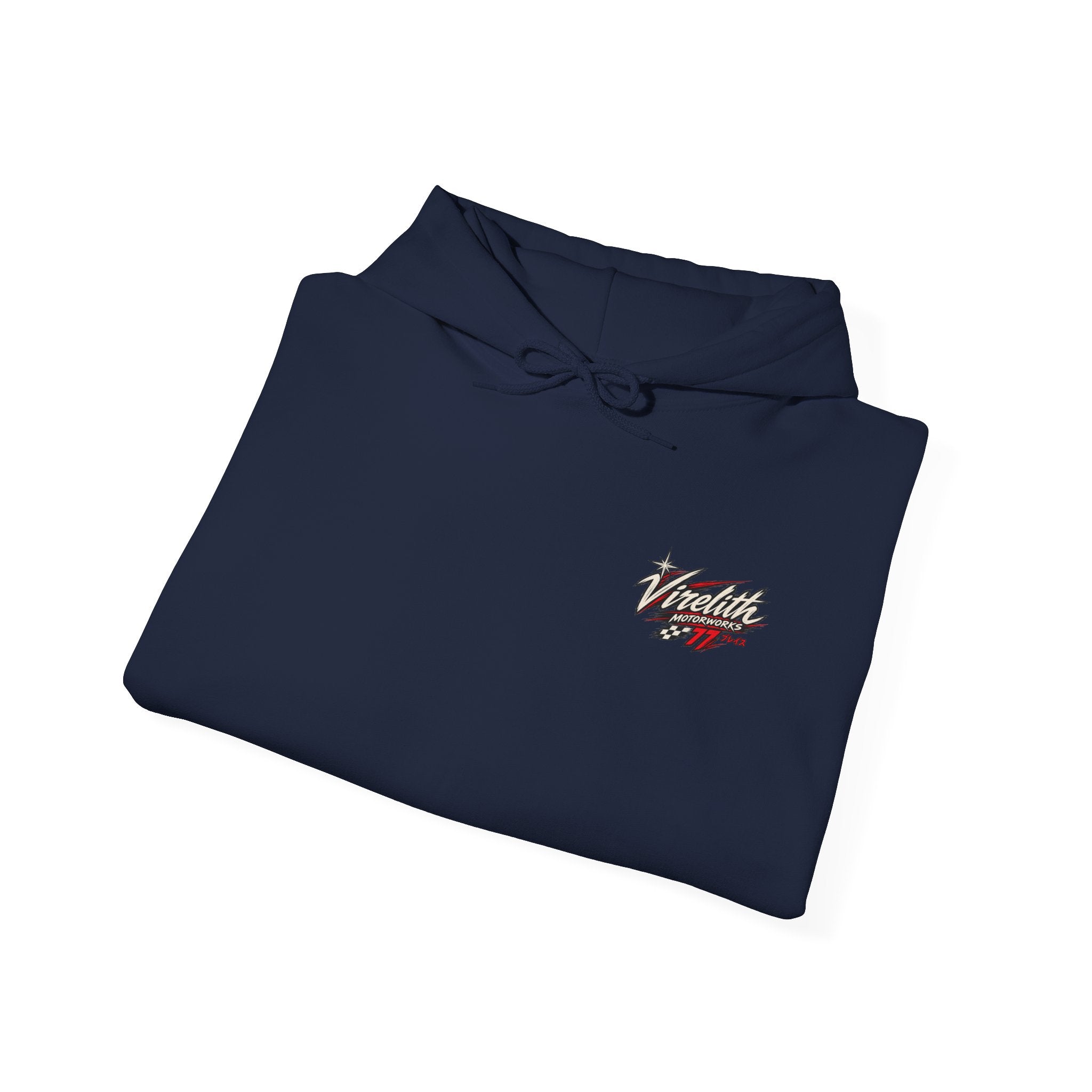 Virelith Motorsports Checkered Flag Hoodie | Racing Graphic Sweatshirt
