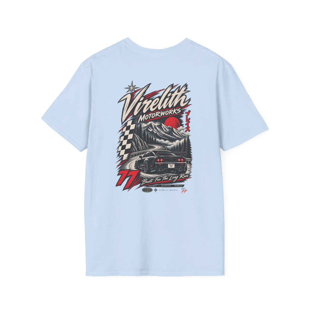 Venetta Retro Script T-Shirt | Vintage Chest Logo Graphic Tee
