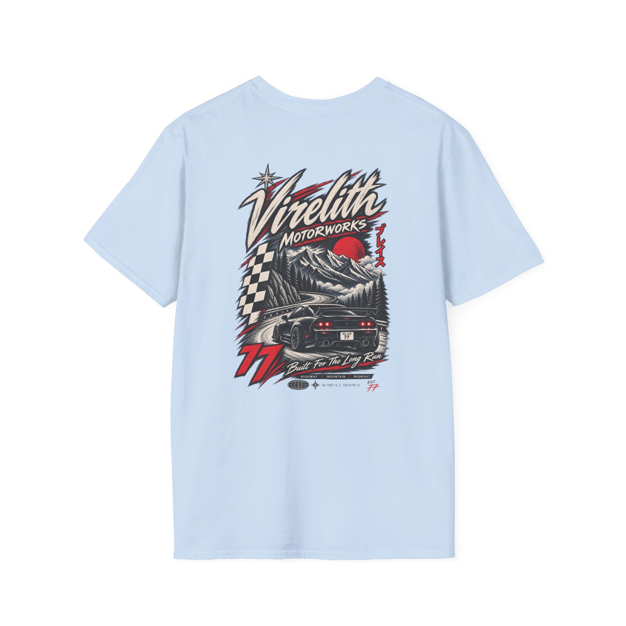 Venetta Retro Script T-Shirt | Vintage Chest Logo Graphic Tee