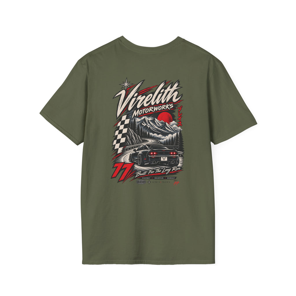 Venetta Retro Script T-Shirt | Vintage Chest Logo Graphic Tee
