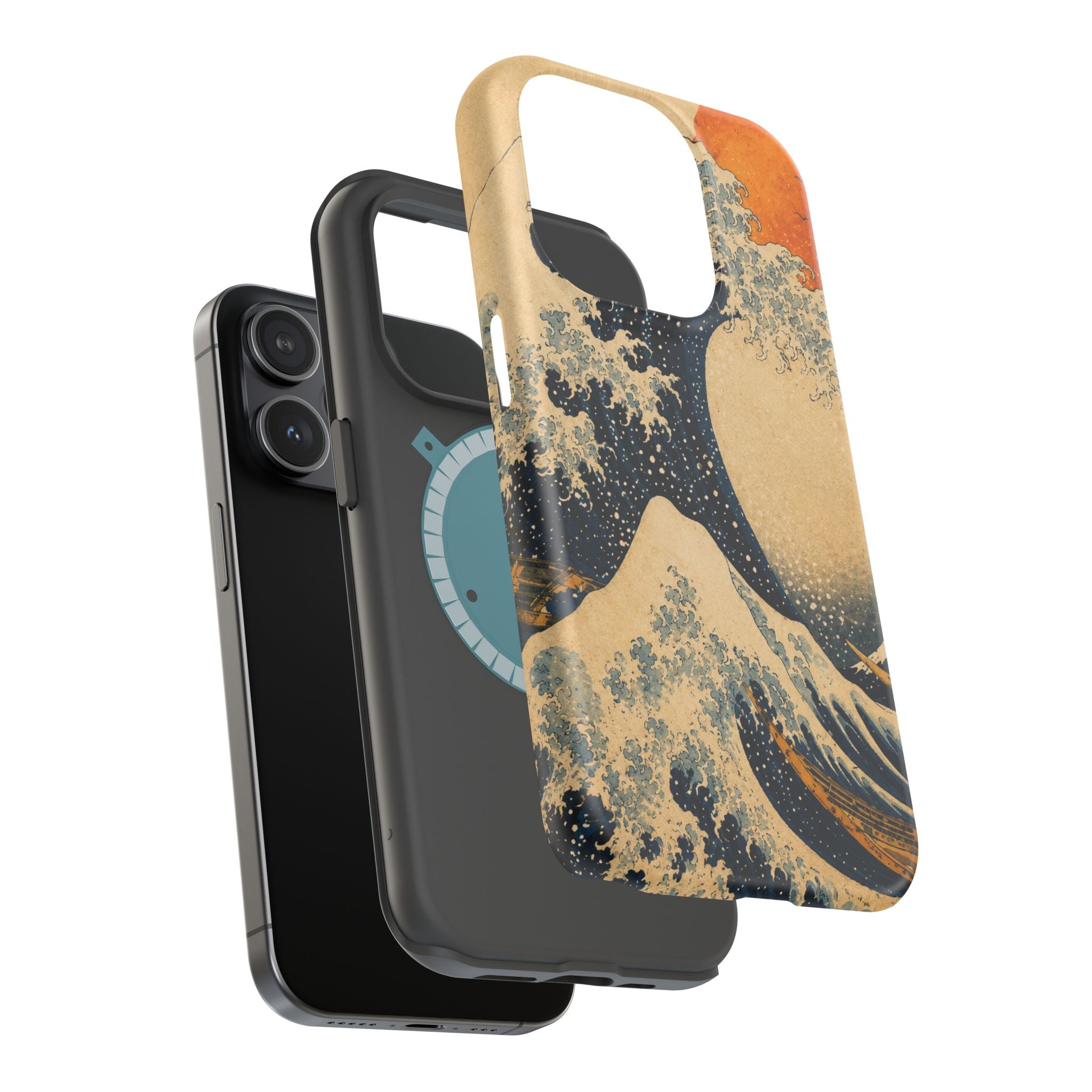 The Great Wave Phone Case — Magnetic Impact-Resistant iPhone Cover