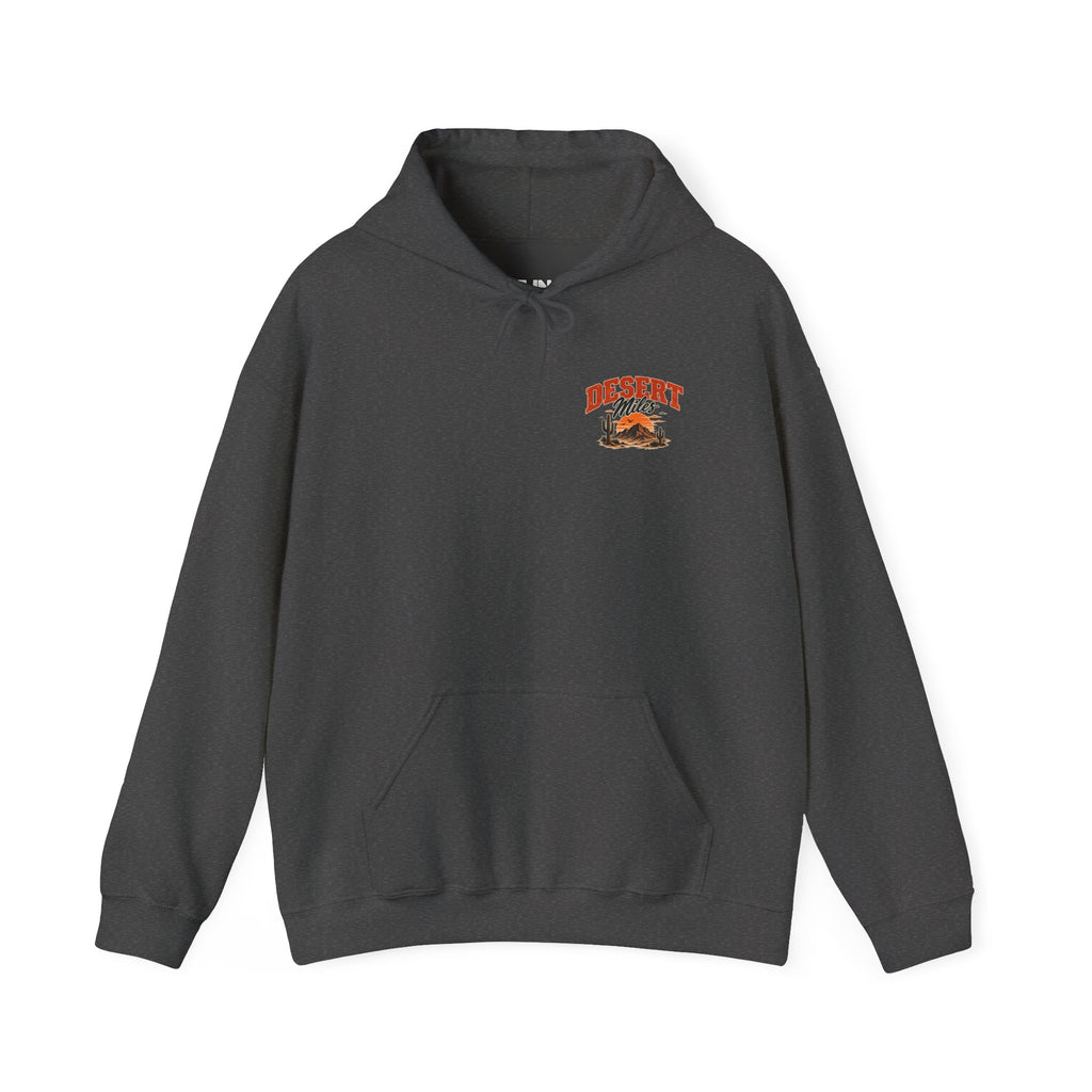 Desert Camp Graphic Hoodie – 'Desert' Sunset Cactus Pullover