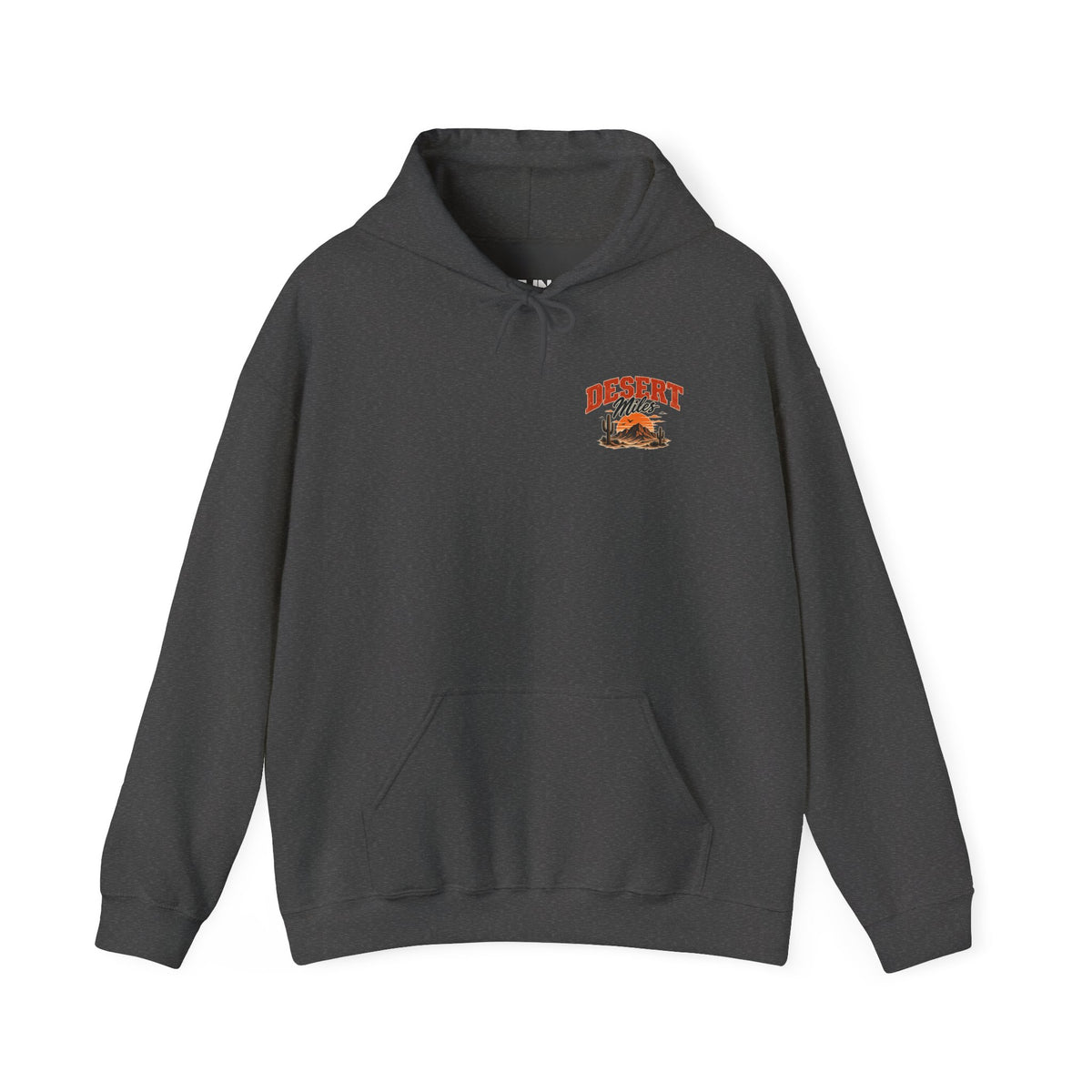 Desert Camp Graphic Hoodie – 'Desert' Sunset Cactus Pullover