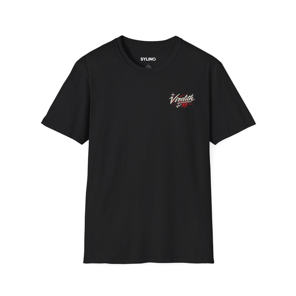Venetta Retro Script T-Shirt | Vintage Chest Logo Graphic Tee