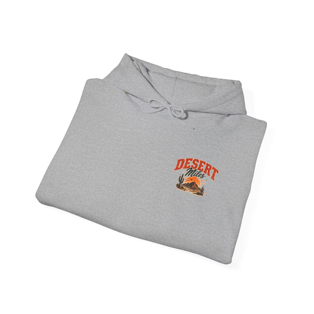 Desert Camp Graphic Hoodie – 'Desert' Sunset Cactus Pullover
