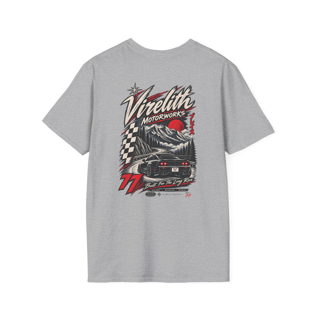 Venetta Retro Script T-Shirt | Vintage Chest Logo Graphic Tee