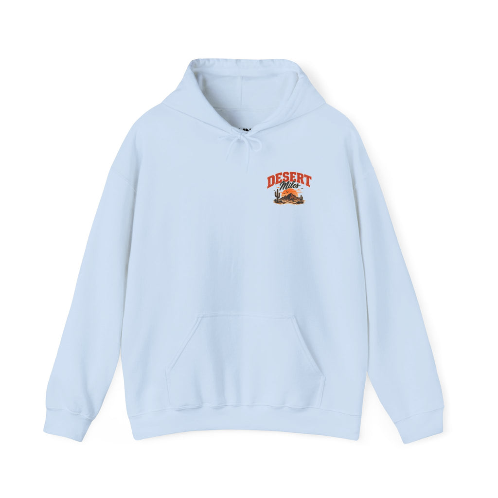 Desert Camp Graphic Hoodie – 'Desert' Sunset Cactus Pullover
