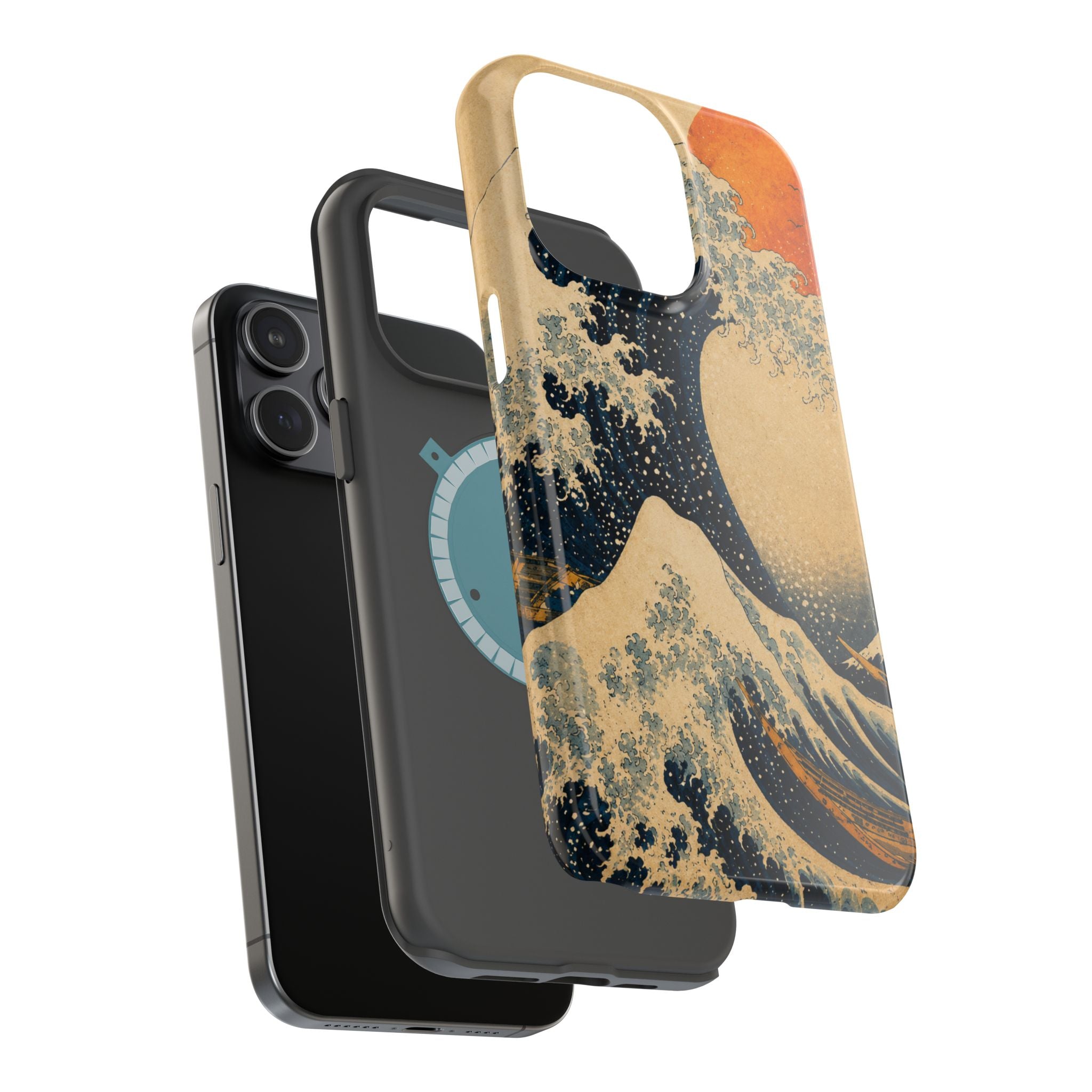 The Great Wave Phone Case — Magnetic Impact-Resistant iPhone Cover
