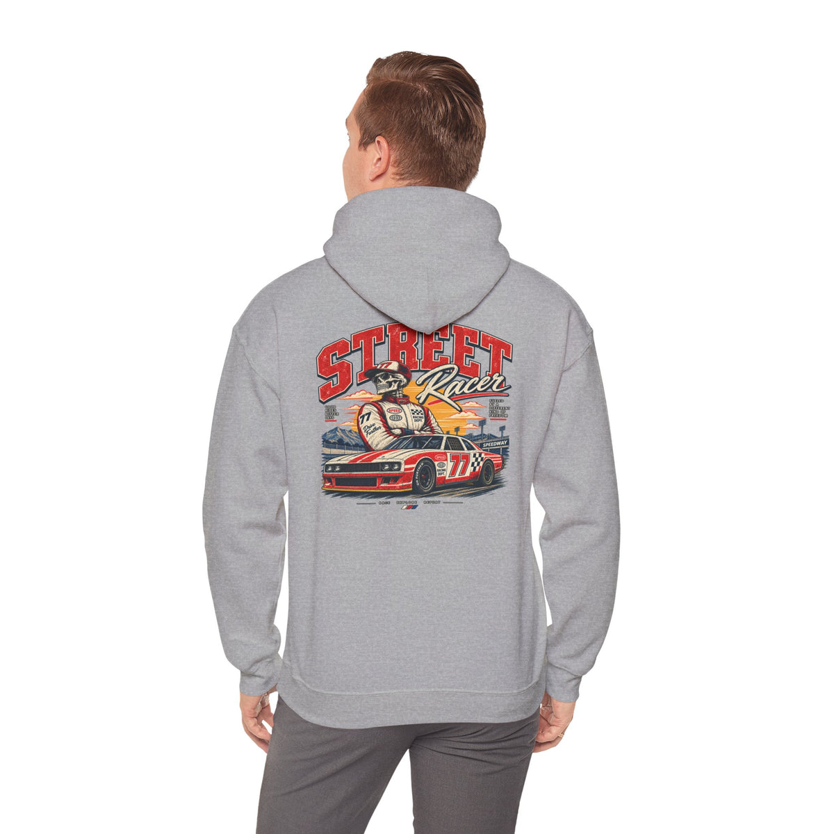 Vintage Skateboard Logo Hoodie - Retro Skate Crew Sweatshirt