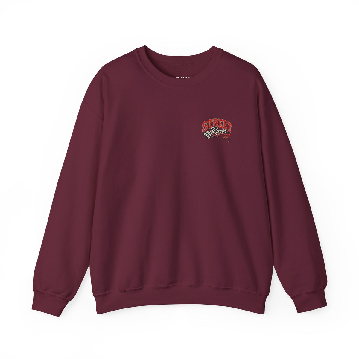 Street Racer Crewneck Sweatshirt — Vintage Car Racing Graphic