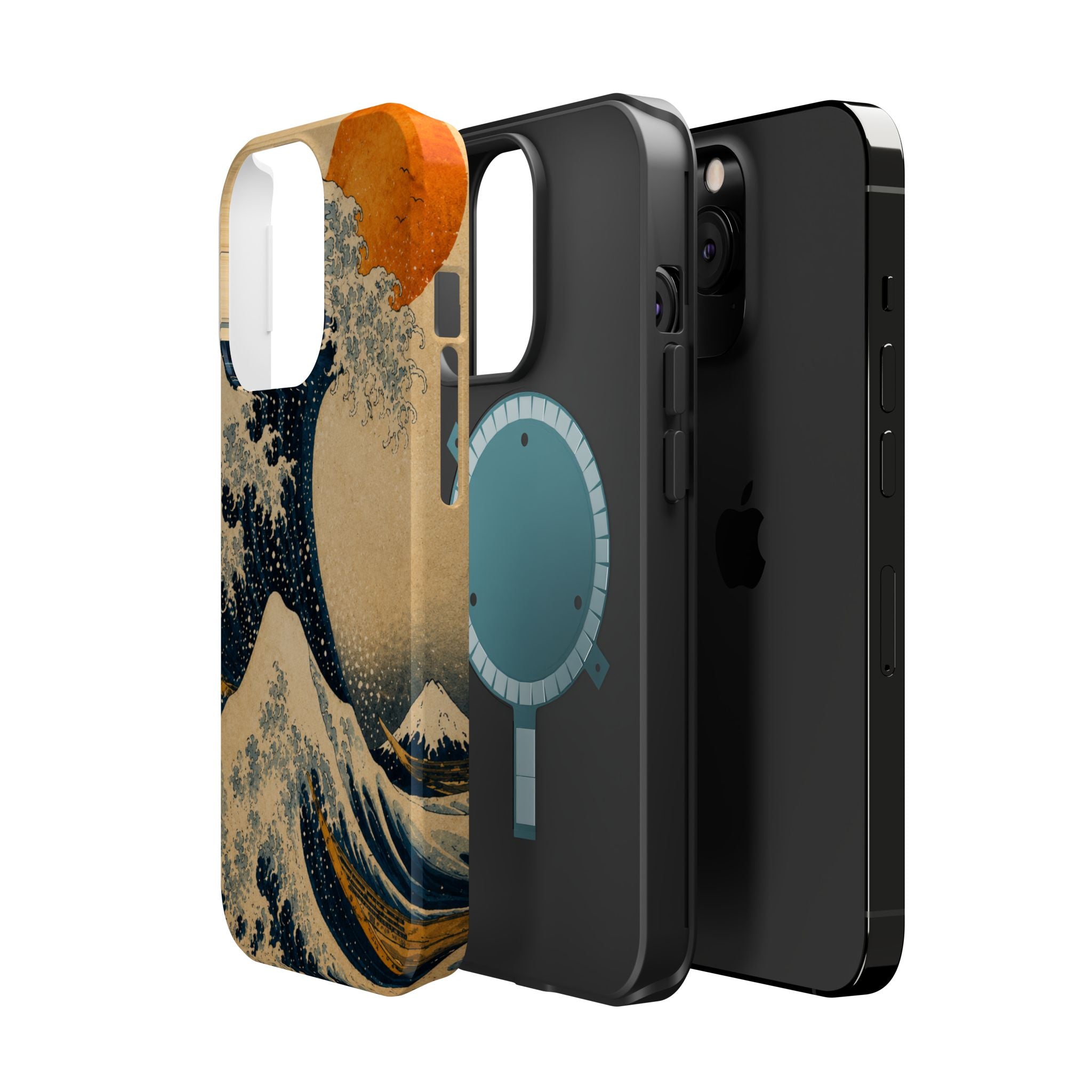 The Great Wave Phone Case — Magnetic Impact-Resistant iPhone Cover