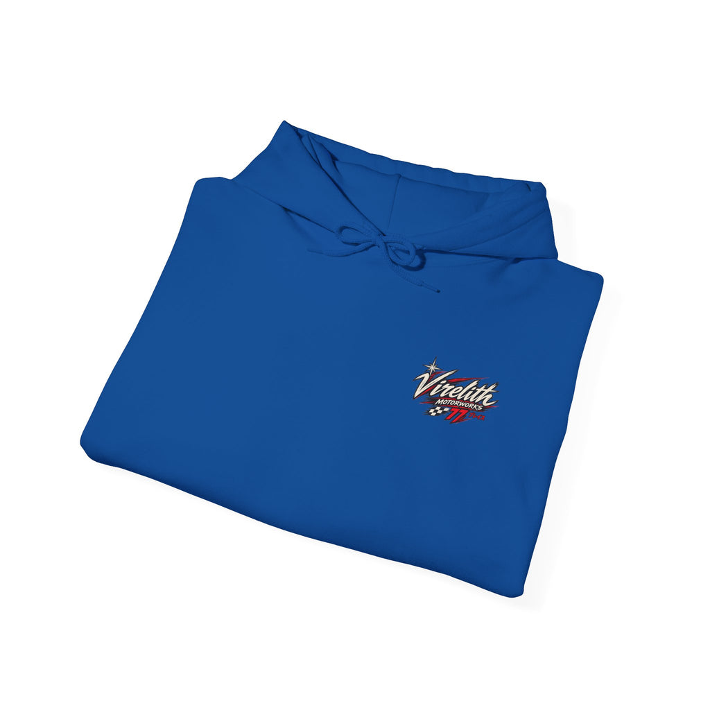 Virelith Motorsports Checkered Flag Hoodie | Racing Graphic Sweatshirt