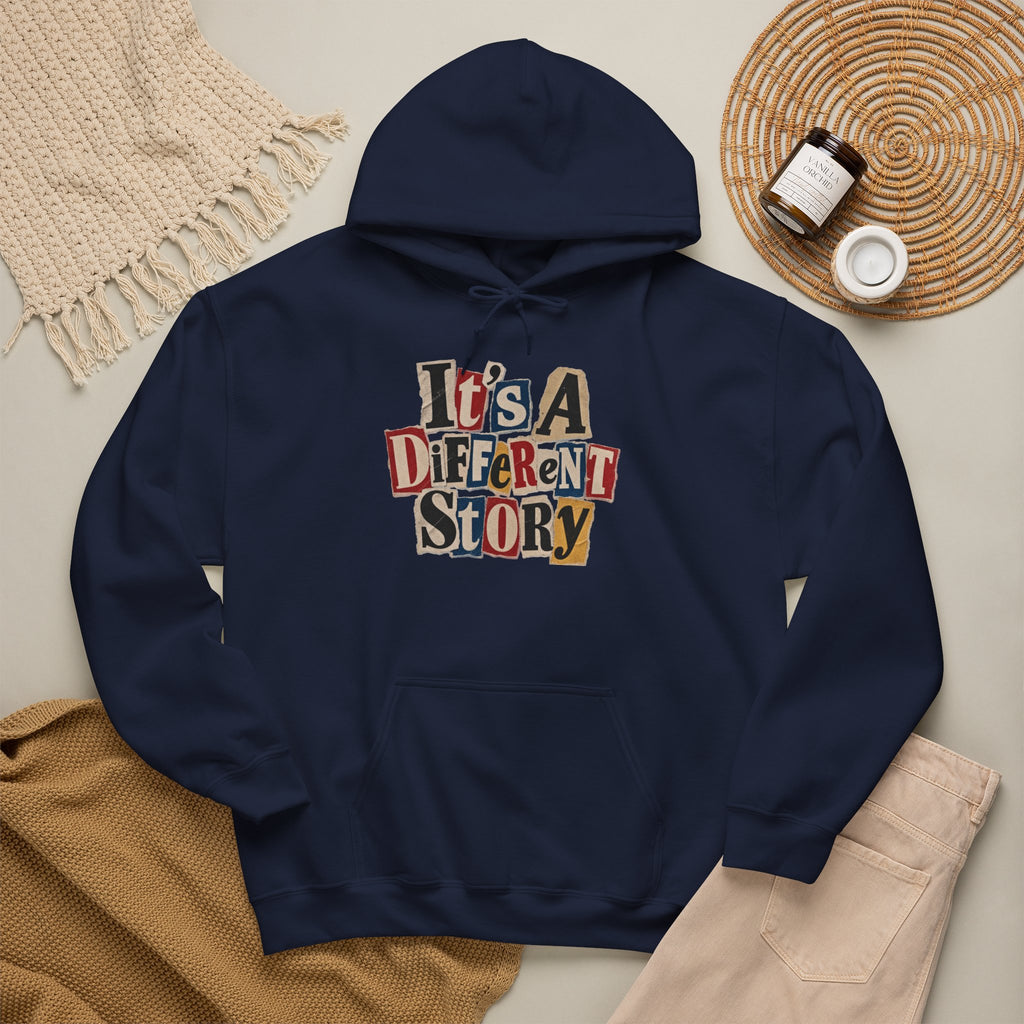 It's A Different Story Hoodie – Retro Ransom-Style Graphic Pullover