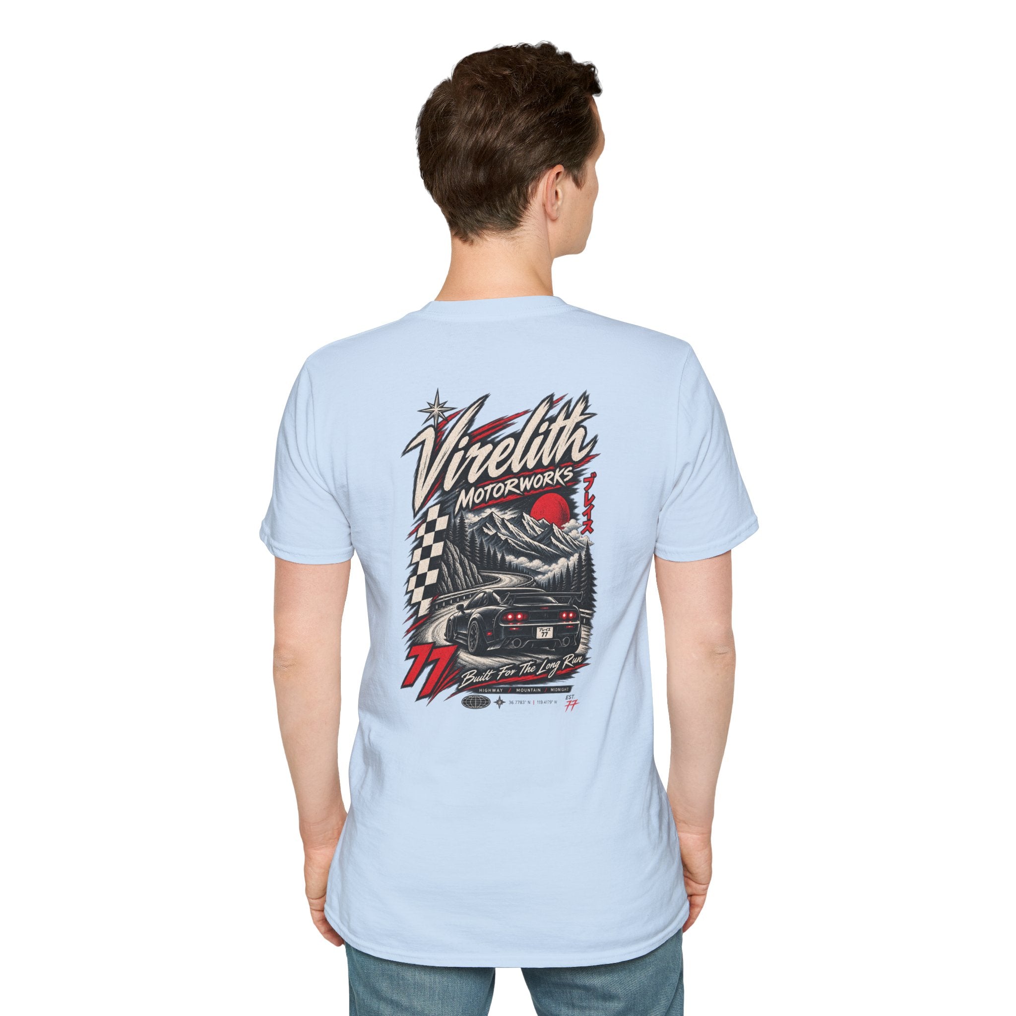 Venetta Retro Script T-Shirt | Vintage Chest Logo Graphic Tee