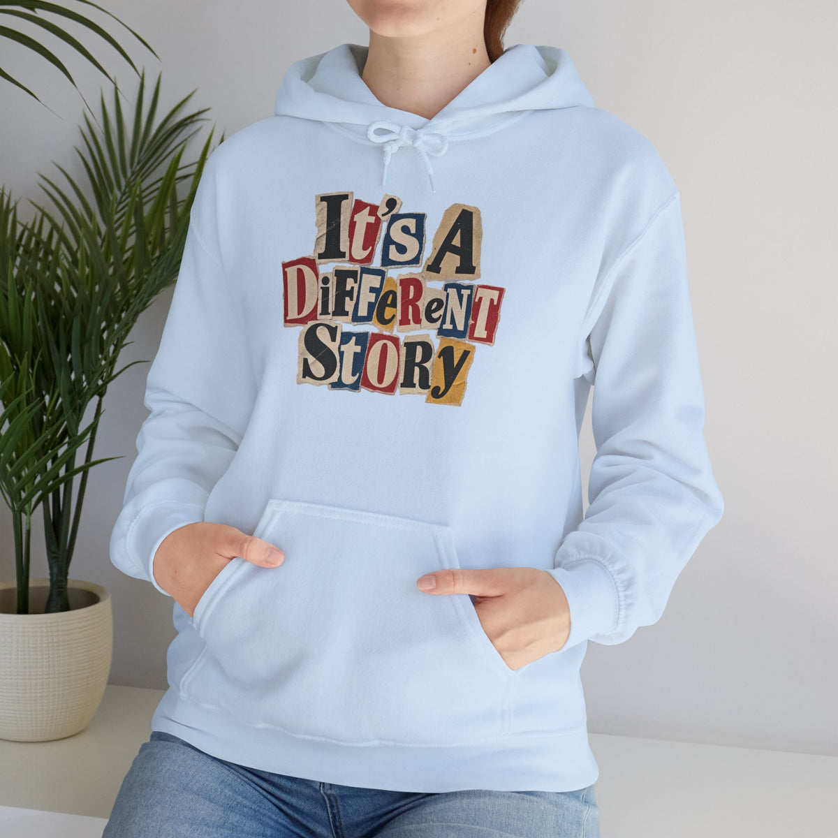 It's A Different Story Hoodie – Retro Ransom-Style Graphic Pullover