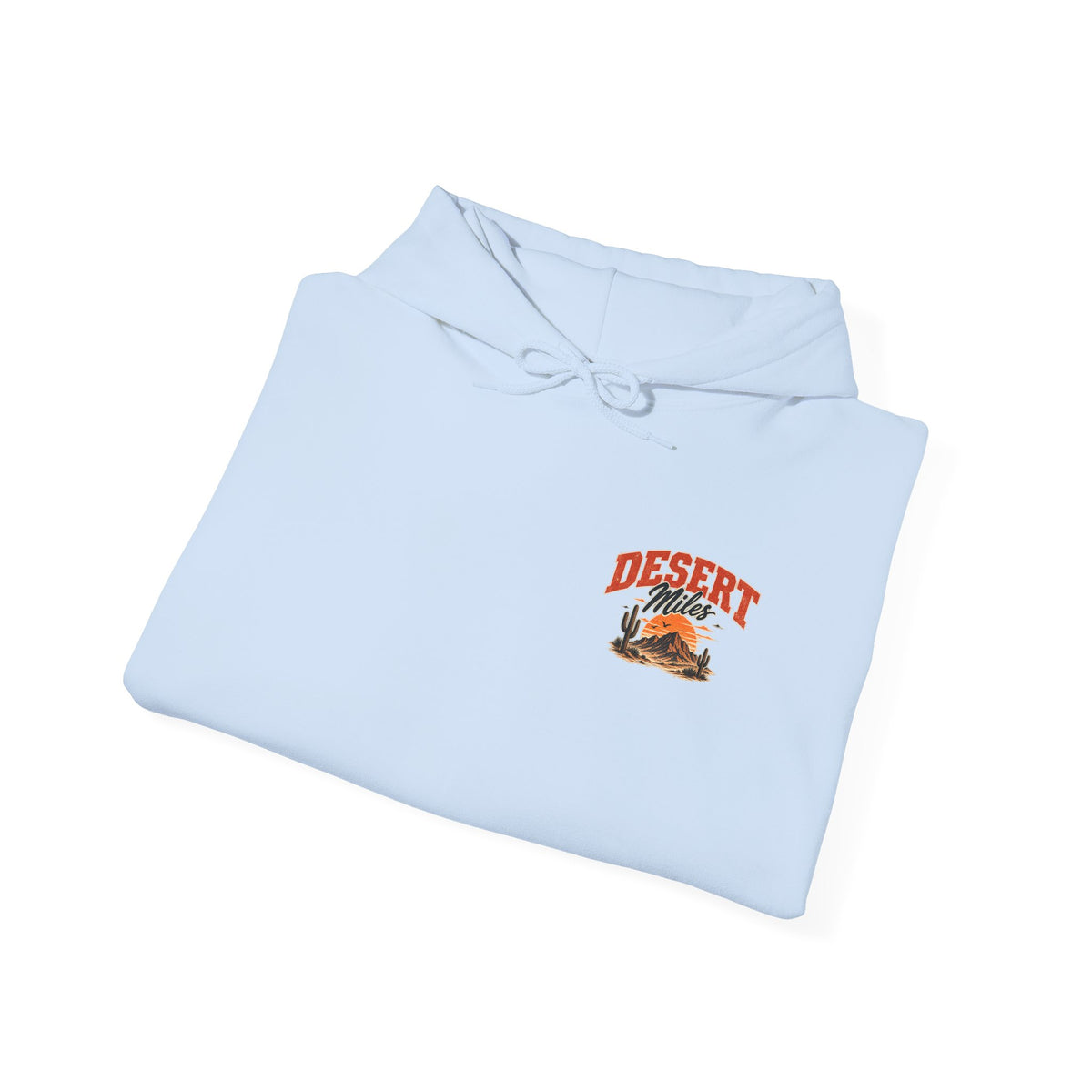 Desert Camp Graphic Hoodie – 'Desert' Sunset Cactus Pullover