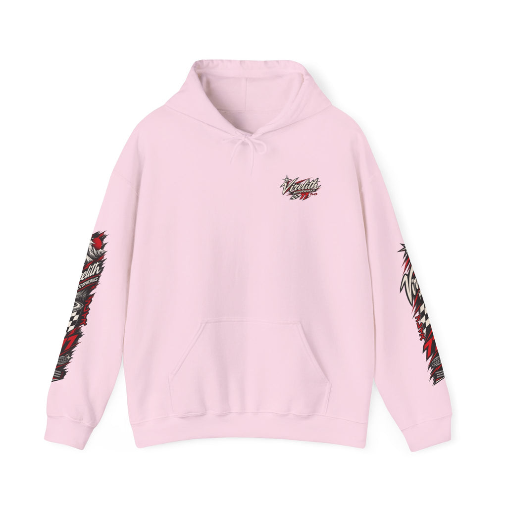 Virelith Motorsports Checkered Flag Hoodie | Racing Graphic Sweatshirt
