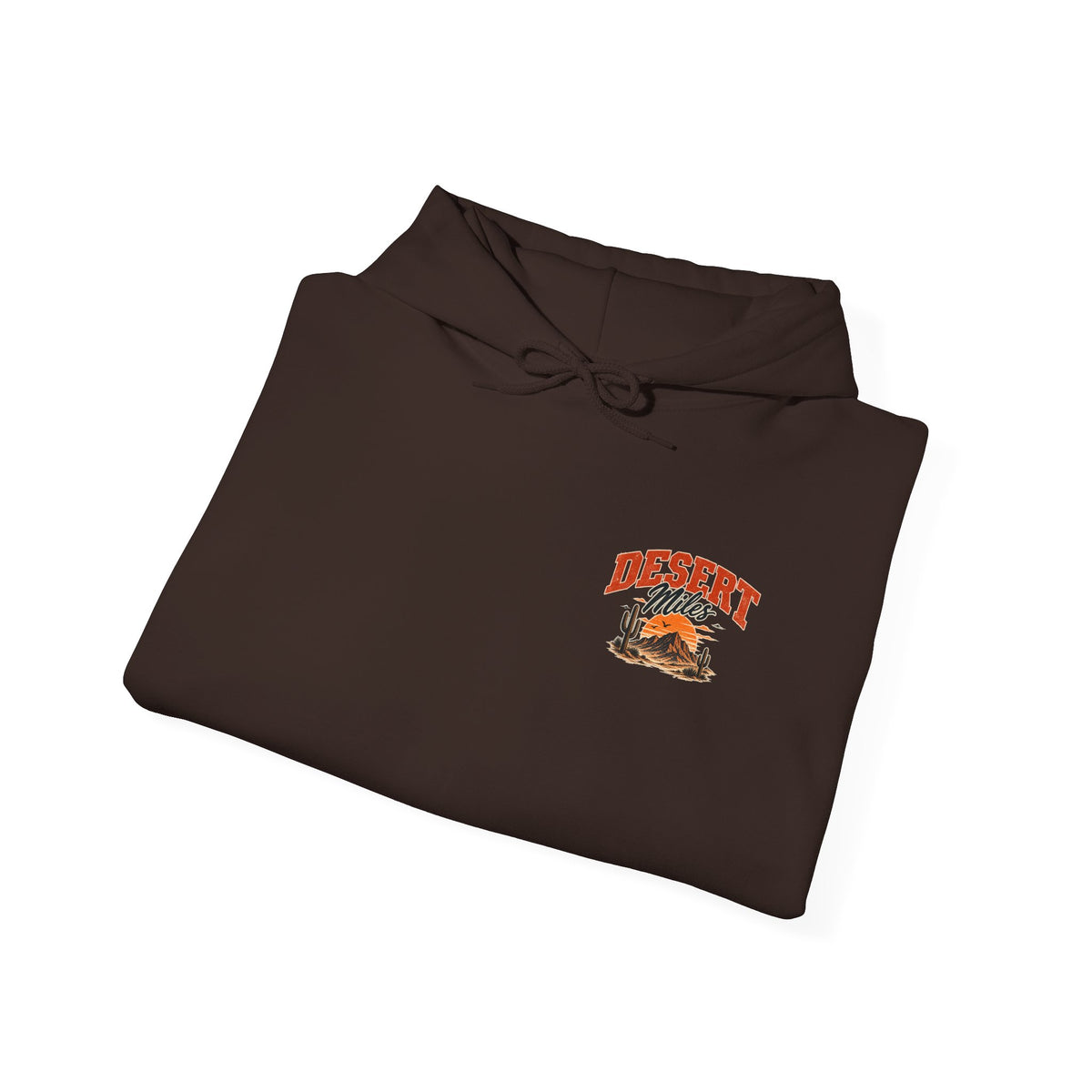 Desert Camp Graphic Hoodie – 'Desert' Sunset Cactus Pullover