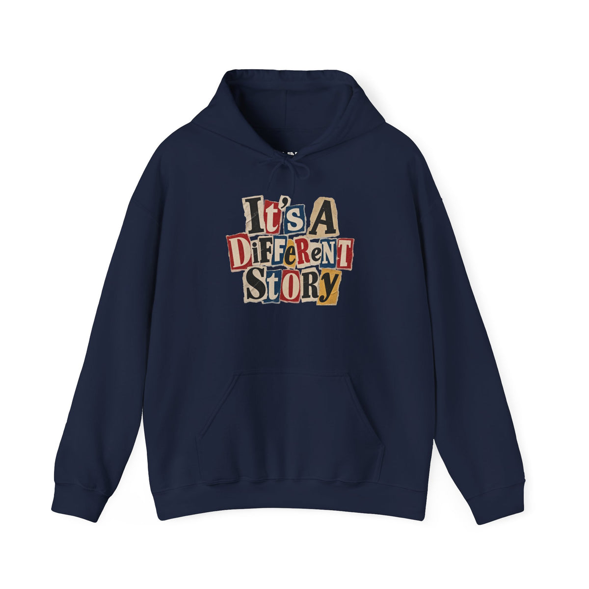It's A Different Story Hoodie – Retro Ransom-Style Graphic Pullover