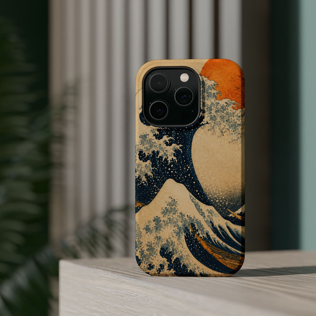 The Great Wave Phone Case — Magnetic Impact-Resistant iPhone Cover