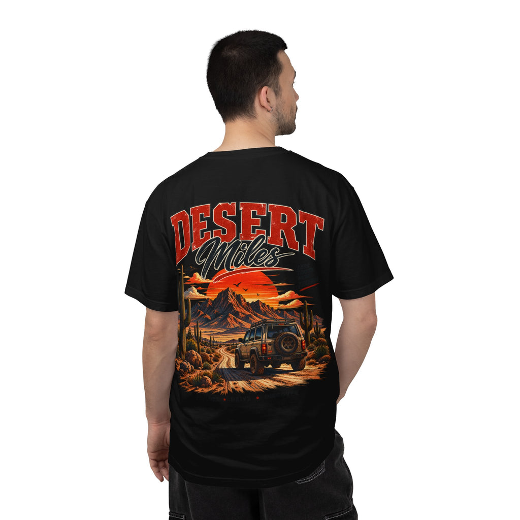 Desert Miles T-Shirt — Vintage Off-Road Scenic Graphic Tee