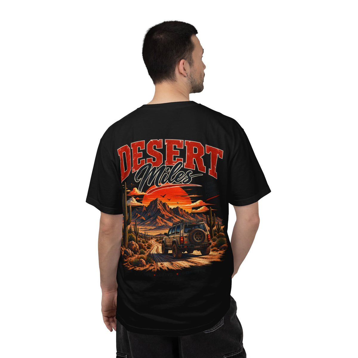 Desert Miles T-Shirt — Vintage Off-Road Scenic Graphic Tee
