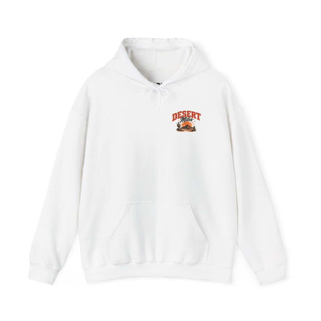 Desert Camp Graphic Hoodie – 'Desert' Sunset Cactus Pullover
