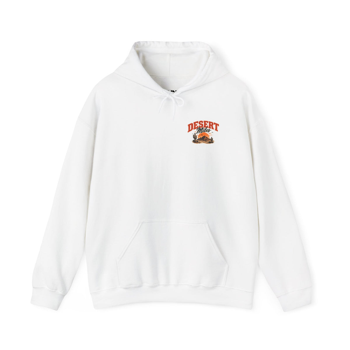 Desert Camp Graphic Hoodie – 'Desert' Sunset Cactus Pullover