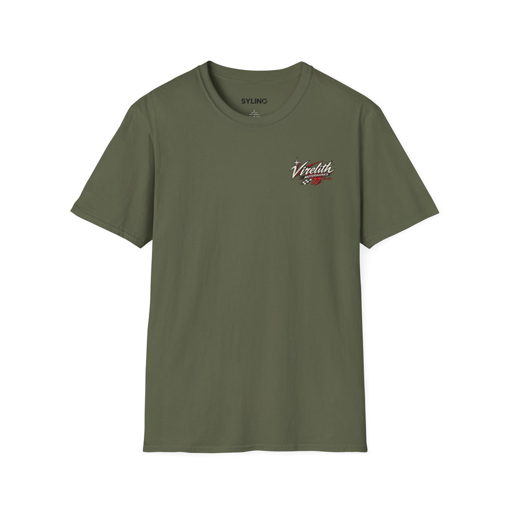 Venetta Retro Script T-Shirt | Vintage Chest Logo Graphic Tee