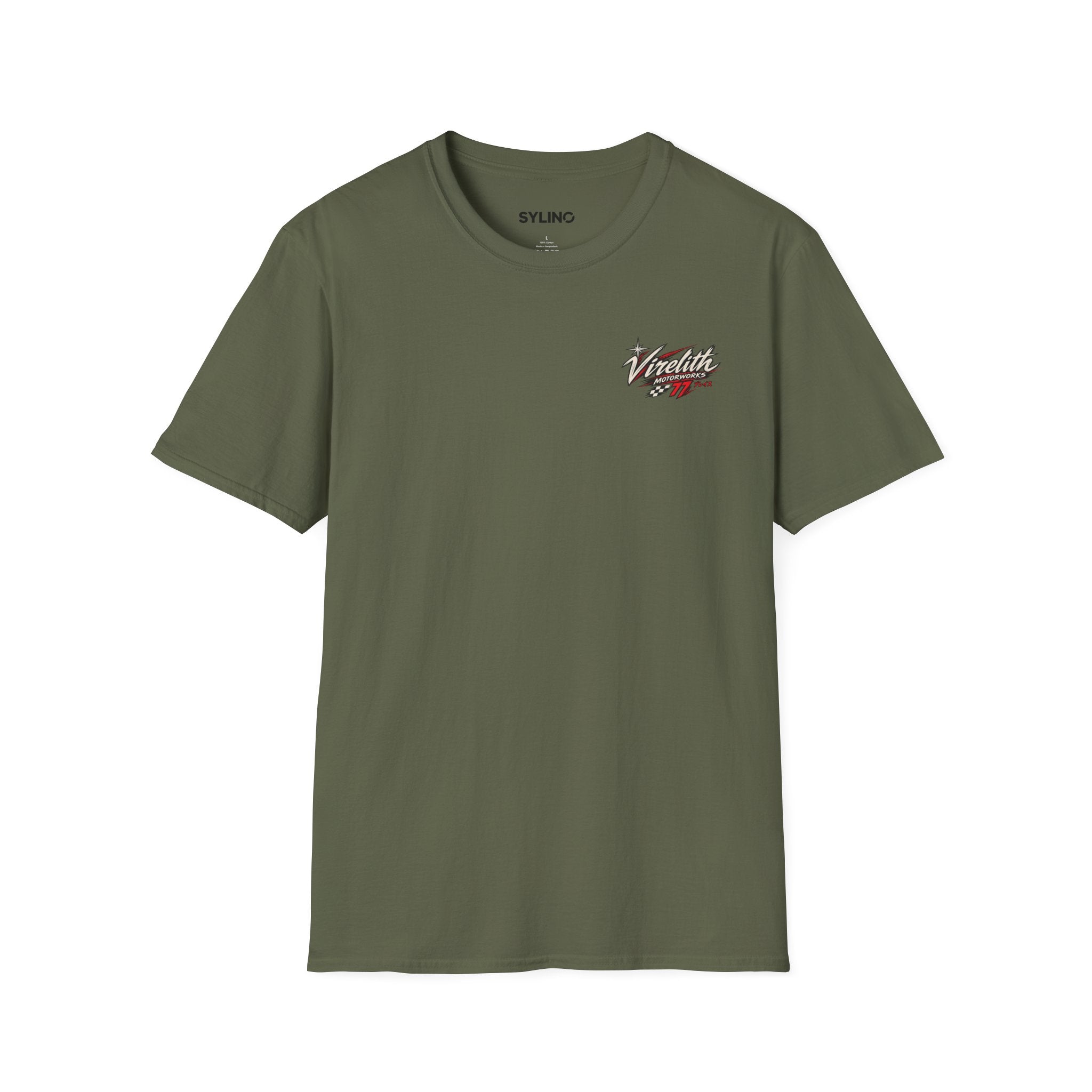 Venetta Retro Script T-Shirt | Vintage Chest Logo Graphic Tee
