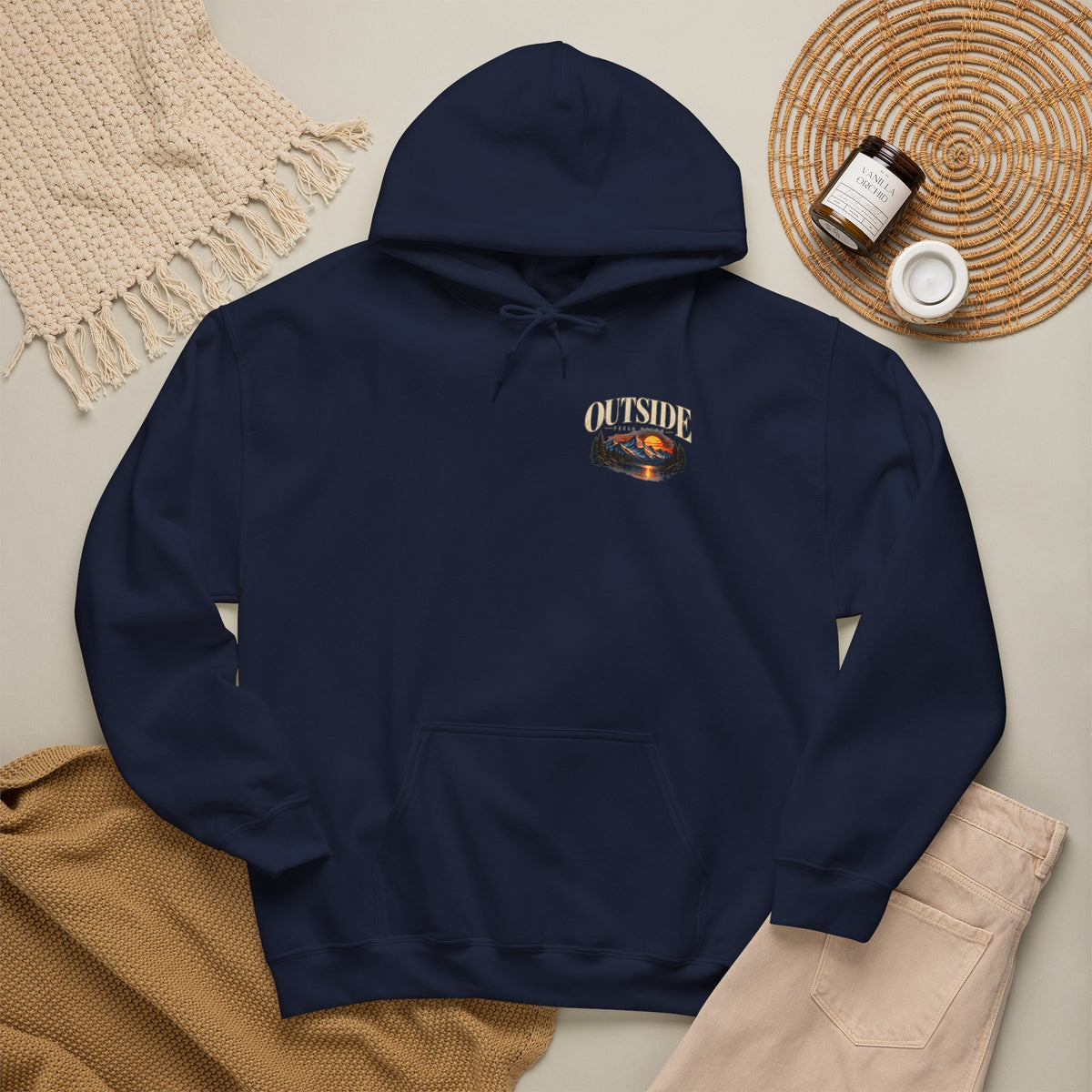 Life is a Journey Hoodie — Retro Camper Van Graphic
